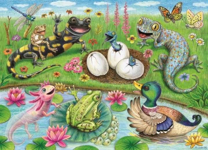 RAVENSBURGER puzzle Vitajte, mláďatká! 60 dielikov