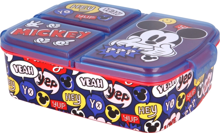 Viackomorový desiatový box Mickey Mouse