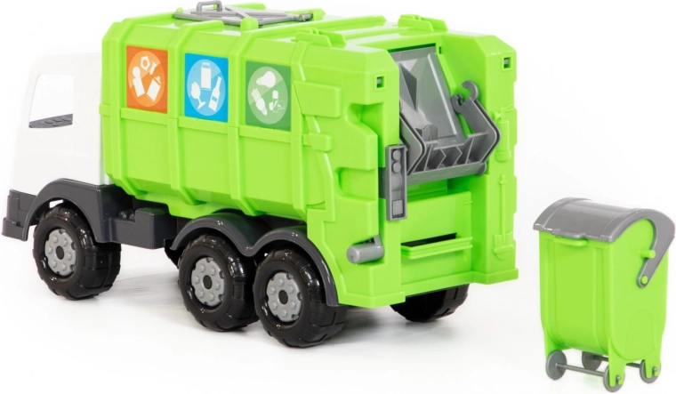 Realistické vyklápanie kontajnera