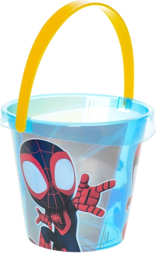Priehľadné vedierko s motívom Spider-Man