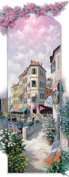 Vertikálne puzzle ART PUZZLE Kvetinové Benátky – 1000 dielikov