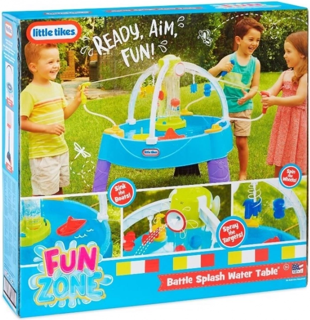 Vodný hrací stôl Little Tikes Fun Zone - Vodná bitka