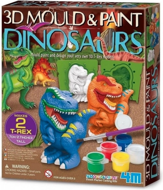 Kreatívna sada sadrové odliatky – dinosaury T‑Rex