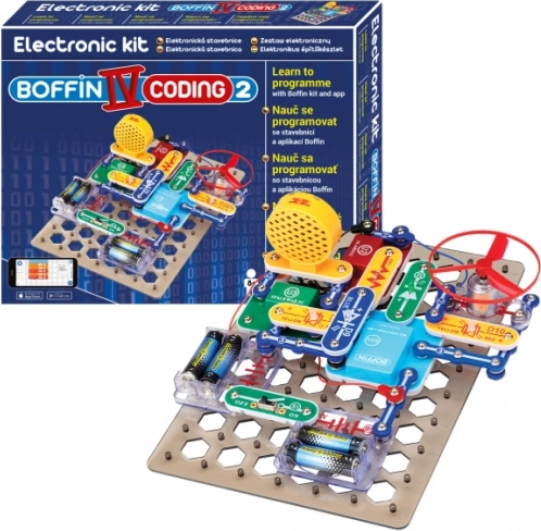 elektronická stavebnica boffin iv coding