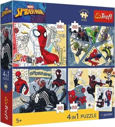 Puzzle 4×88 Premium Plus Kids – Sieć zabawy