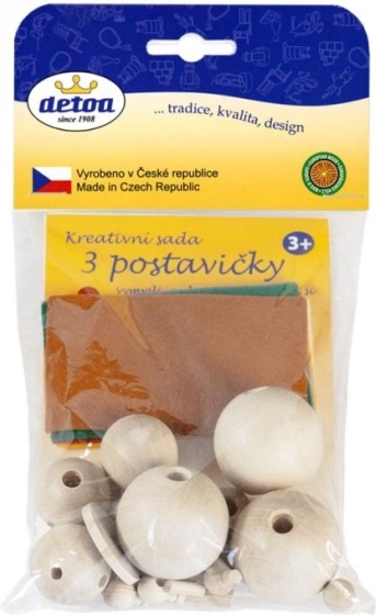 Detoa kreatívna sada – drevené postavičky na tvorenie