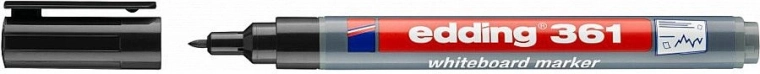 Tabuľový popisovač Edding 361 čierny - 1 kus
