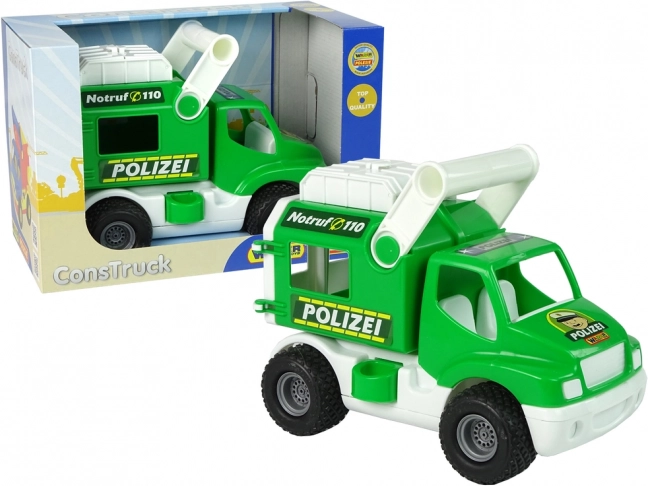 Policajné auto ConsTruck zelené Polesie