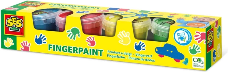 Prstové farby základné farby 4 × 110 ml