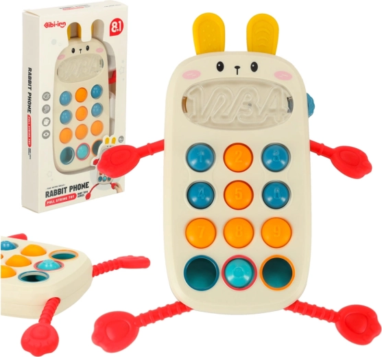 Senzorický telefón – hryzadlo pre bábätká Bibi-inn