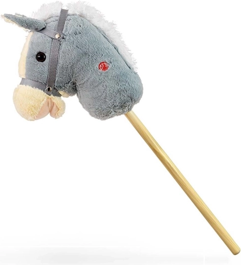 Hobby horse so zvukom milly mally sivý