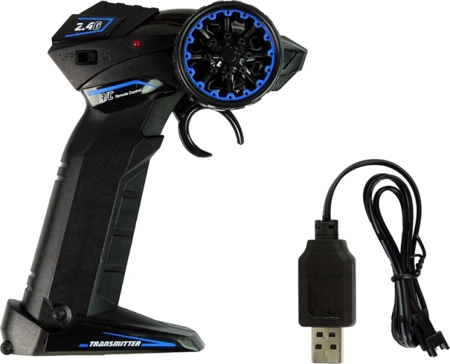 Pohodlný pištoľový ovládač + USB nabíjanie