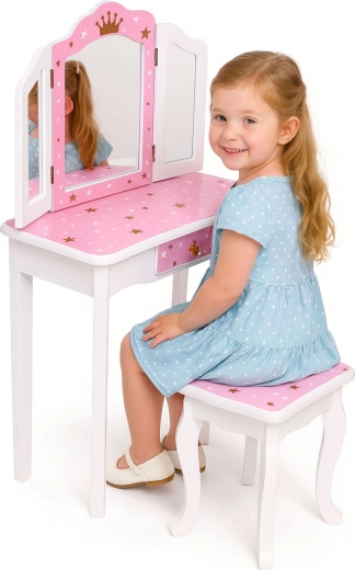 Trojité zrkadlo ako v skutočnom salóne