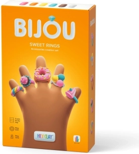 Hey Clay Bijou – roztomilé prstienky, kreatívna modelovacia sada