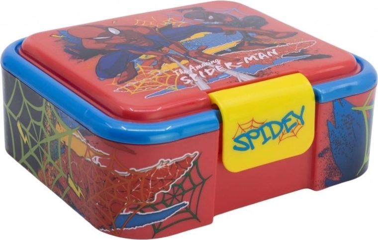 Krabička na desiatu SPIDER-MAN, 3 priehradky