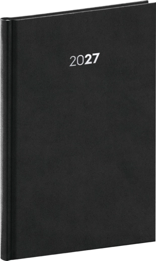 Notique týždenný diár Balakon 2027 čierny 15 × 21 cm
