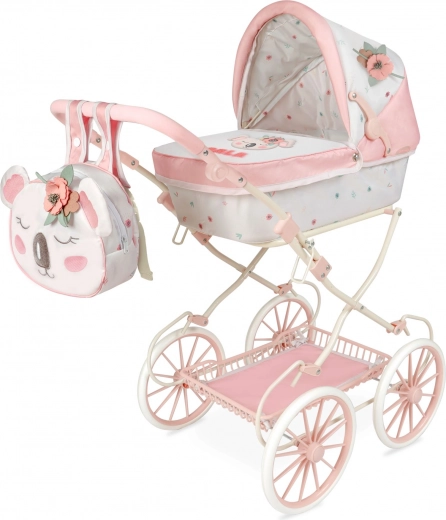 DeCuevas skladací kočík pre bábiky s batôžkom Koala 81 cm