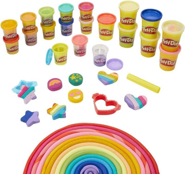 Veľká kreatívna sada Play-Doh s 21 tubami