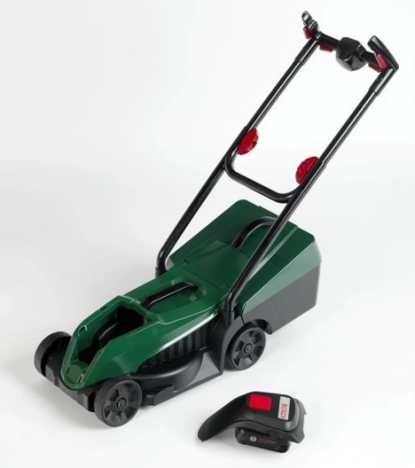 Detská kosačka Bosch na hru na záhradníka – Kosačka Bosch so svetelno-zvukovým modulom