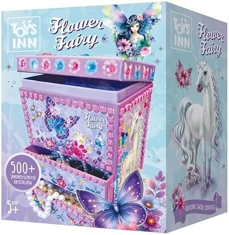 Kreatívna mozaiková šperkovnica FLOWER FAIRY Iris – TOYS INN