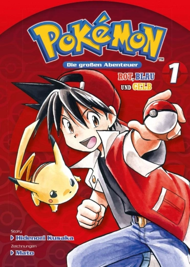 Pokémon – Veľké dobrodružstvo: červená, modrá a žltá 01 (manga)