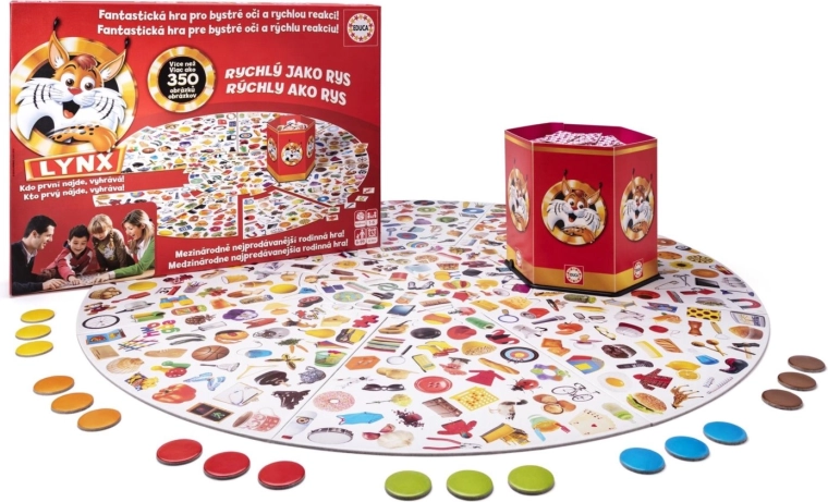 Educa hra Lynx - Rýchly ako rys 350 obrázkov