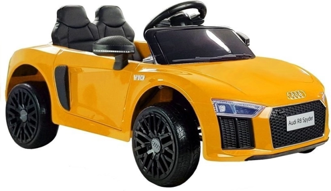 Elektrické autíčko AUDI R8 Spyder – žlté