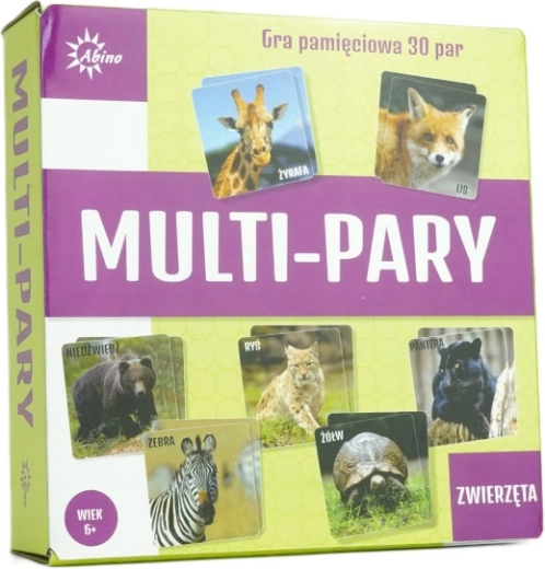 Pexeso zvieratá – pamäťová hra