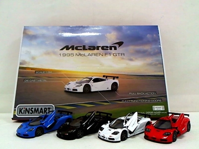 Auto McLaren F1 GTR 1995 na spätný chod, 4x4, 1:34 - 1 kus