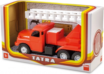 tatra 148 hasiči 30 cm – plastové hasičské auto s výsuvným rebríkom