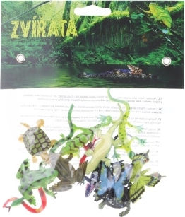 Zvieratká z pralesa – sada 12 ks