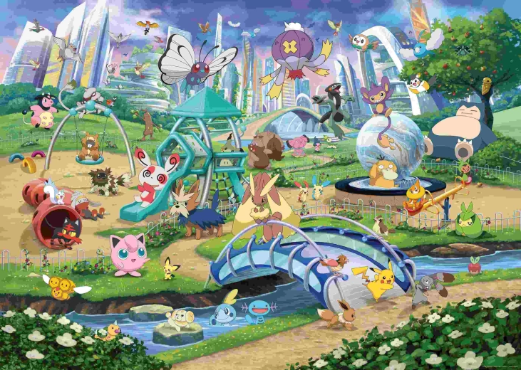 Ravensburger puzzle Pokémon Breakout 1, 1000 dielikov