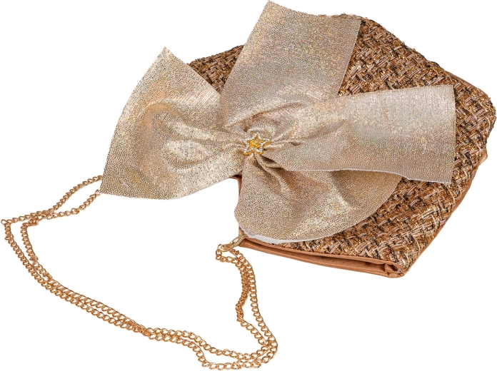 Elegantná kabelka s mašľou na cesty