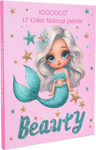 Detská súprava na líčenie morská víla v ružovej knižke