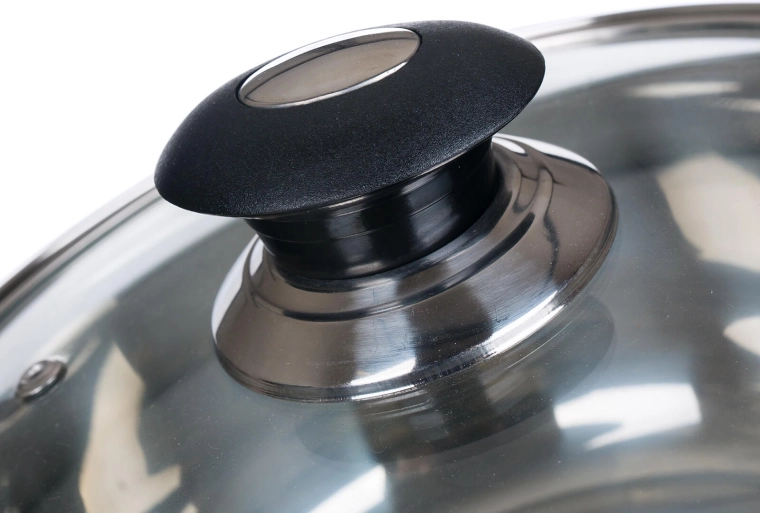 Sklenené pokrievky s ventilom pary