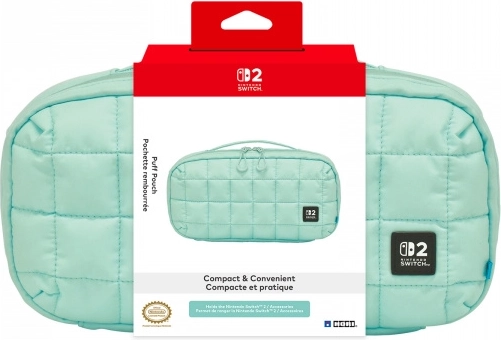 Mäkké puzdro HORI Puff Pouch Cozy Green pre Nintendo Switch 2