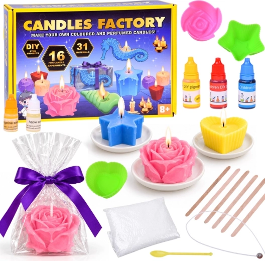 Kreatívna súprava na výrobu voňavých sviečok Candles Factory