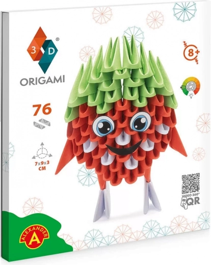 Alexander kreatívna sada ORIGAMI 3D – jahoda