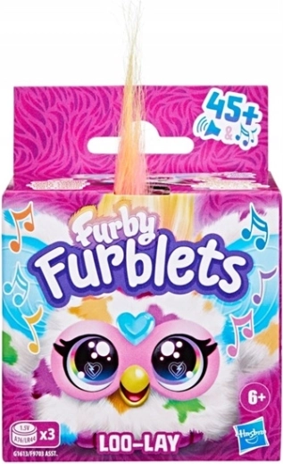 Furby Furblets Loo-Lay interaktívny mini plyšák s klipom