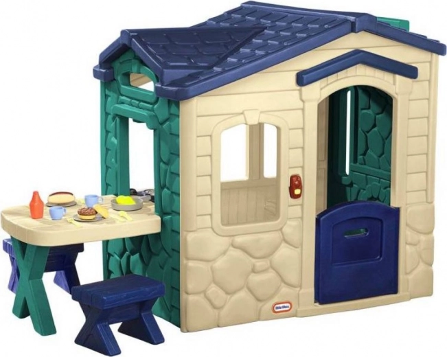 Detský domček s verandou a zvončekom od Little Tikes
