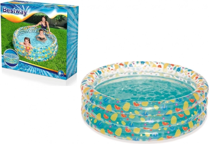 Nafukovací bazénik s ovocným motívom 170 × 53 cm BESTWAY