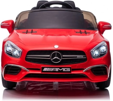 Elektrické autíčko MERCEDES SL65 S červené lakované s LCD