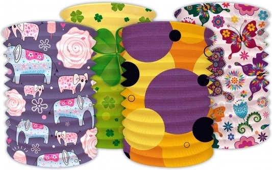 Papierový lampión valec na karneval