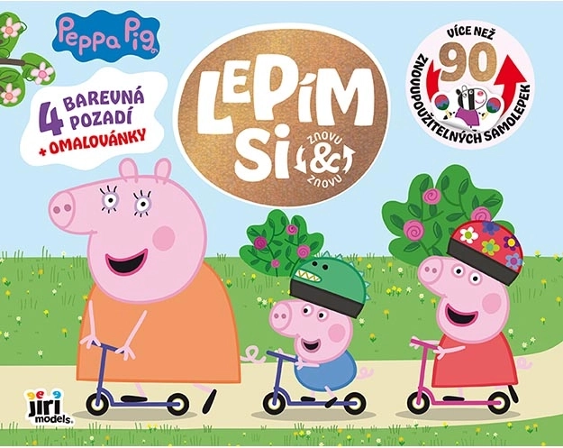 Lepím si znova a znova Prasiatko Peppa