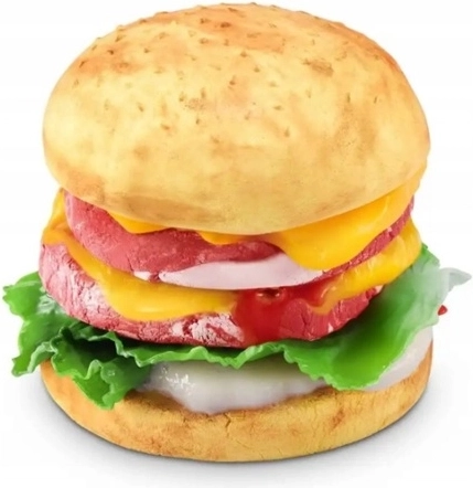 Realistický burger zo slizu