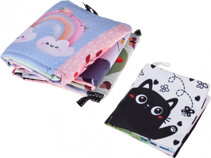 Kontrastné knižky a bezpečné zrkadielko