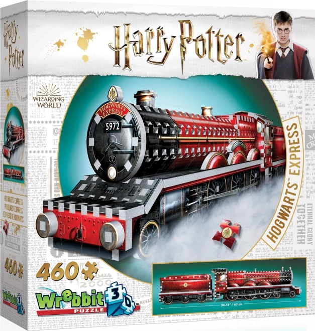 3D puzzle WREBBIT Harry Potter Rokfortský expres 460 dielikov