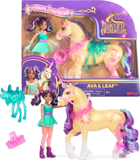 Figúrky Unicorn Academy Ava a Leaf s doplnkami