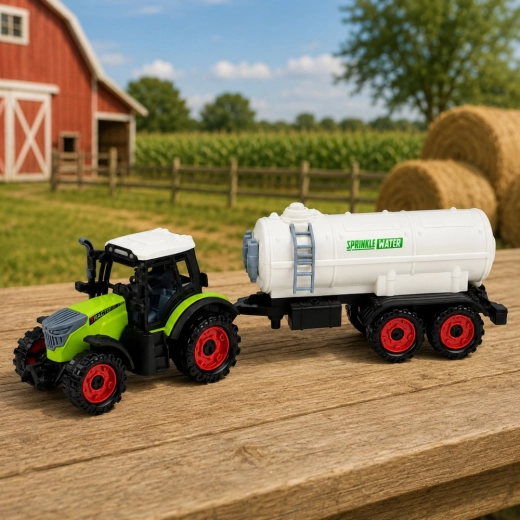 Pôsobivá súprava traktor + príves