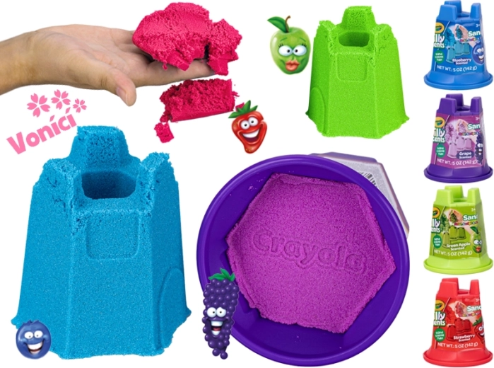 Crayola voňavý kinetický piesok 142 g pre deti od 3 rokov